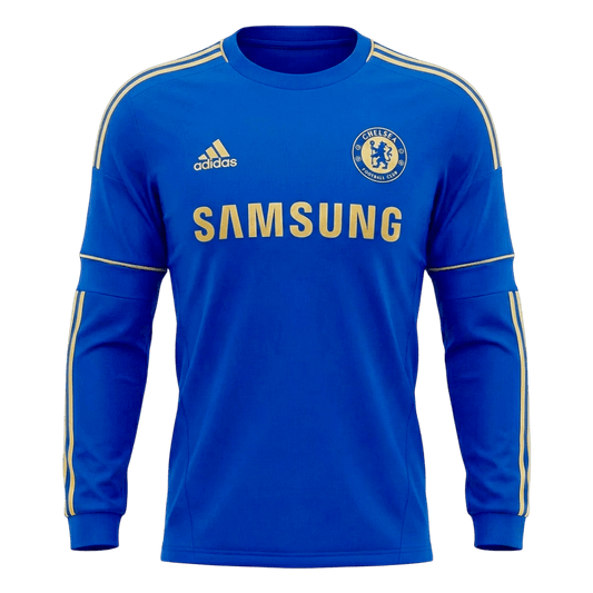 Chelsea Retro Langærmet Hjemmebanetrøje 2012/13