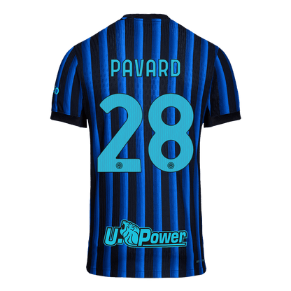 Inter Milan Hjemmebanetrøje Spillerversion 2025/26 PAVARD #28