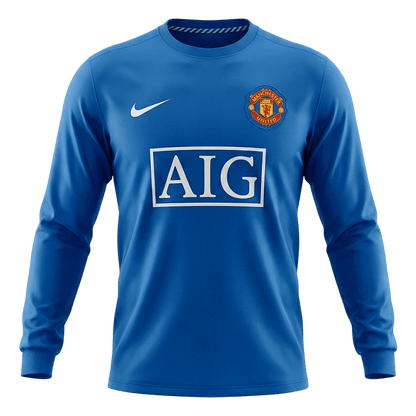Manchester United Retro Langærmet Tredjebanetrøje 2008/09