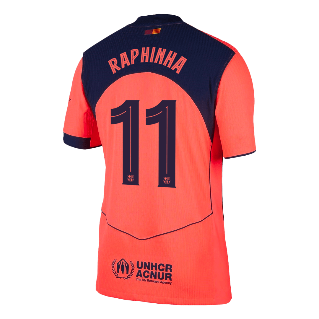 Barcelona Tredjebanetrøje Spillerversion 2025/26 UCL RAPHINHA #11