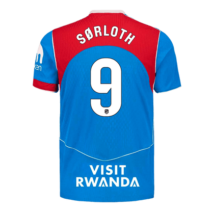 Atletico Madrid Tredjebanetrøje Spillerversion 2025/26 SØRLOTH #9