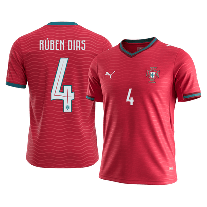Portugal World Cup Hjemmetrøje 2026 RÚBEN DIAS #4