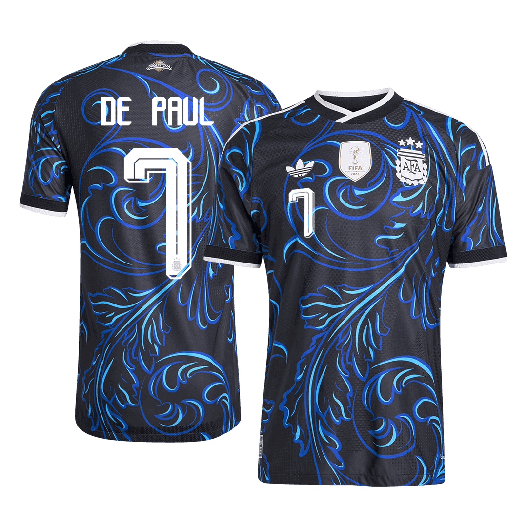 Argentina World Cup Udebanebanetrøje Spillerversion 2026 DE PAUL #7