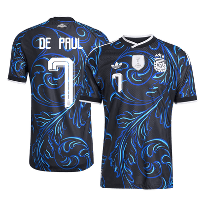 Argentina World Cup Udebanebanetrøje Spillerversion 2026 DE PAUL #7