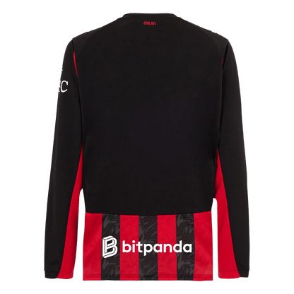 AC Milan Langærmet Hjemmebanetrøje 2025/26