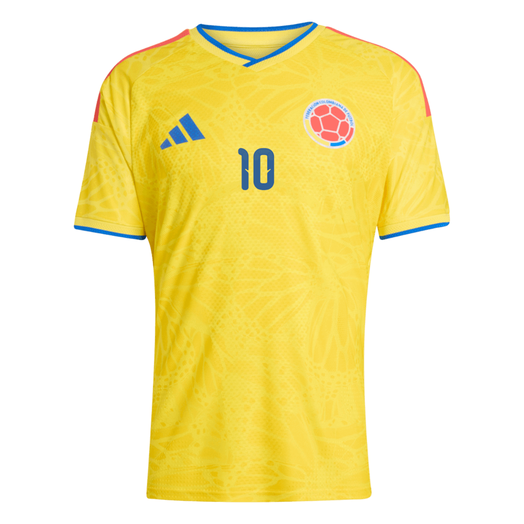 Colombia World Cup Hjemmebanetrøje Spillerversion 2026 JAMES #10