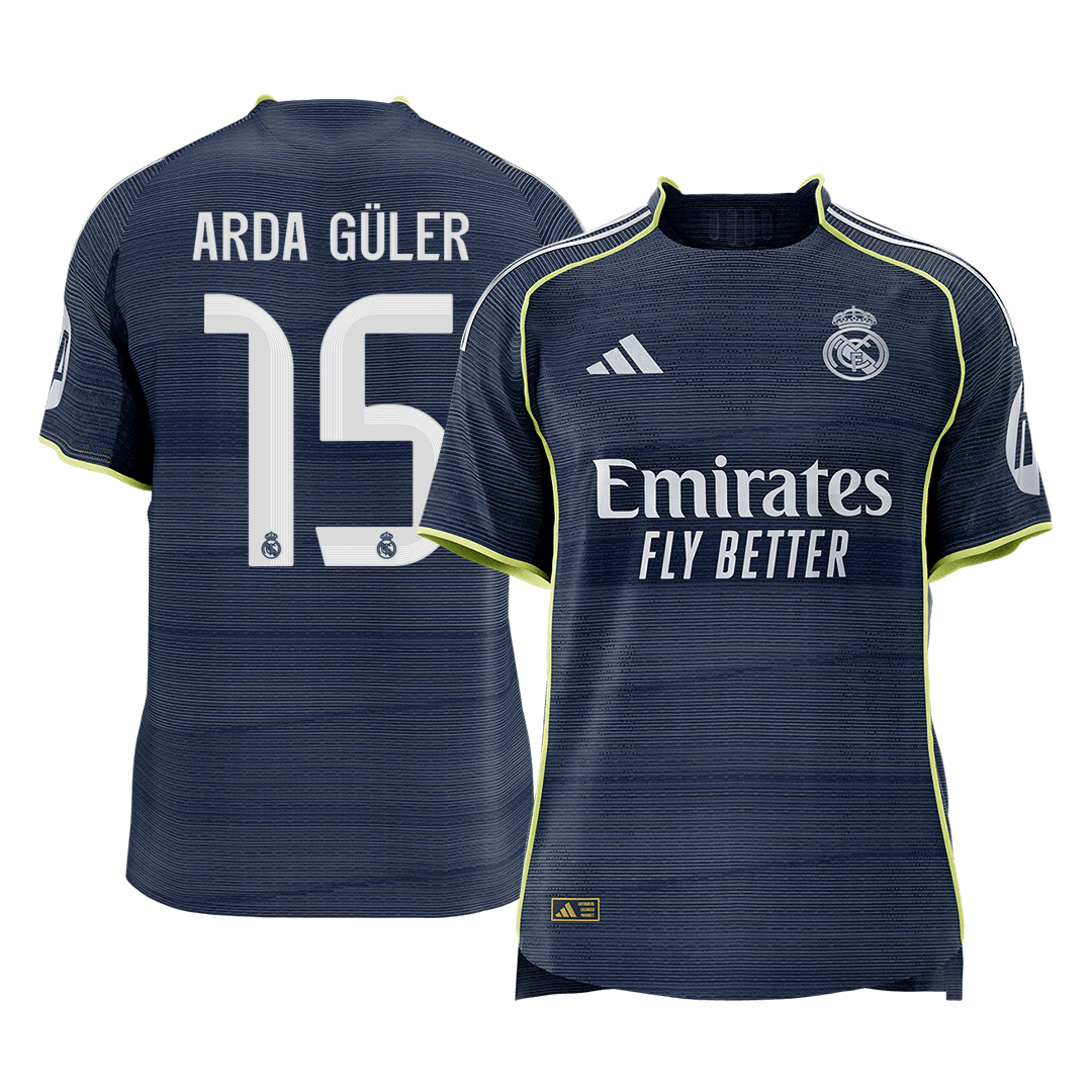 Real Madrid Udebanebanetrøje Spillerversion 2025/26 ARDA GÜLER #15 [PREMIUM]