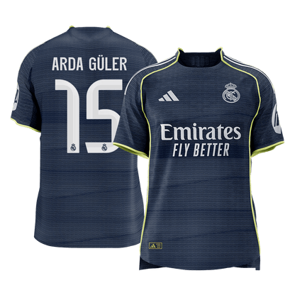 Real Madrid Udebanebanetrøje Spillerversion 2025/26 ARDA GÜLER #15 [PREMIUM]