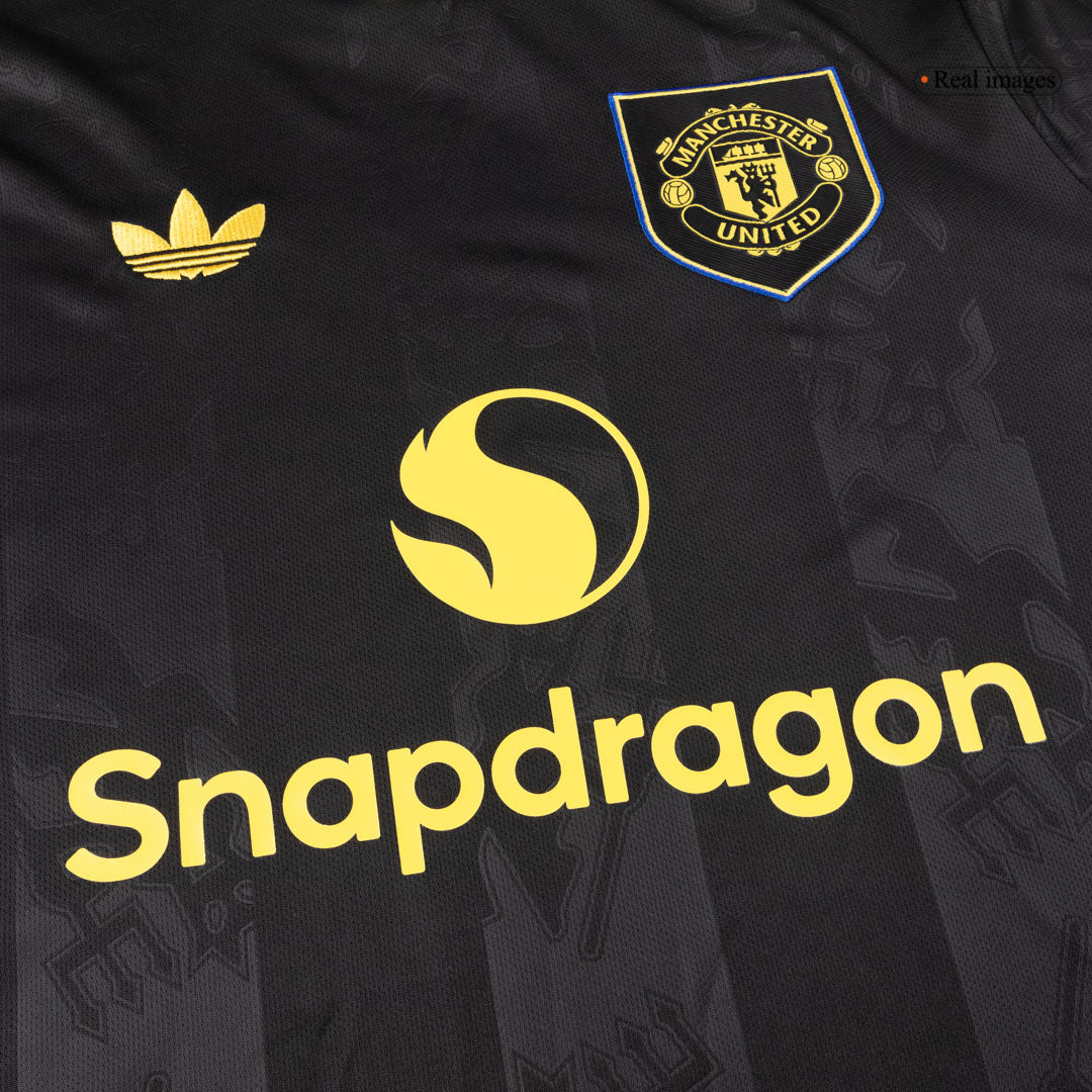 Manchester United Langærmet Tredjebanetrøje 2025/26