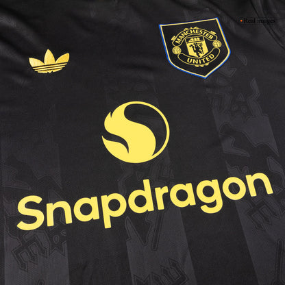 Manchester United Langærmet Tredjebanetrøje 2025/26