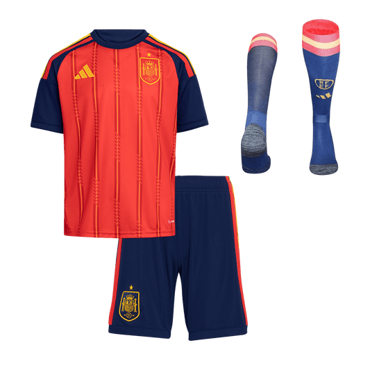 Spain World Cup Hjemmebanesæt Børn 3-dele 2026