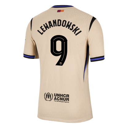 Barcelona Udebanebanetrøje Spillerversion 2025/26 UCL LEWANDOWSKI #9
