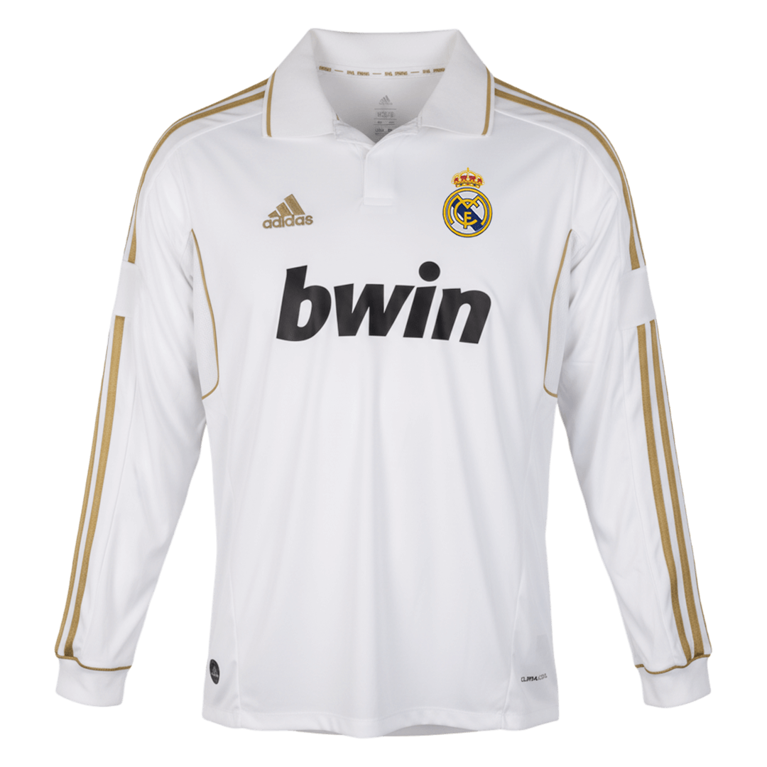 Real Madrid Retro Langærmet Hjemmebanetrøje 2011/12