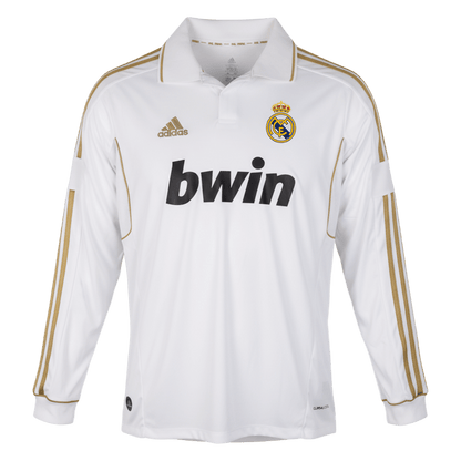 Real Madrid Retro Langærmet Hjemmebanetrøje 2011/12