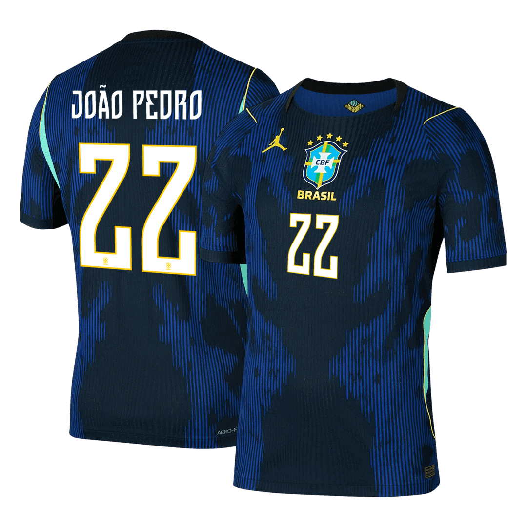 Brazil World Cup Udebanebanetrøje Spillerversion 2026 JOÃO PEDRO #22