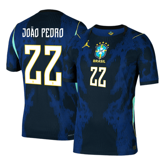 Brazil World Cup Udebanebanetrøje Spillerversion 2026 JOÃO PEDRO #22