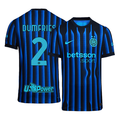 Inter Milan Hjemmebanetrøje Spillerversion 2025/26 DUMFRIES #2