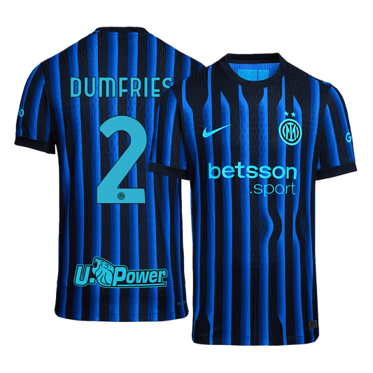 Inter Milan Hjemmebanetrøje Spillerversion 2025/26 DUMFRIES #2