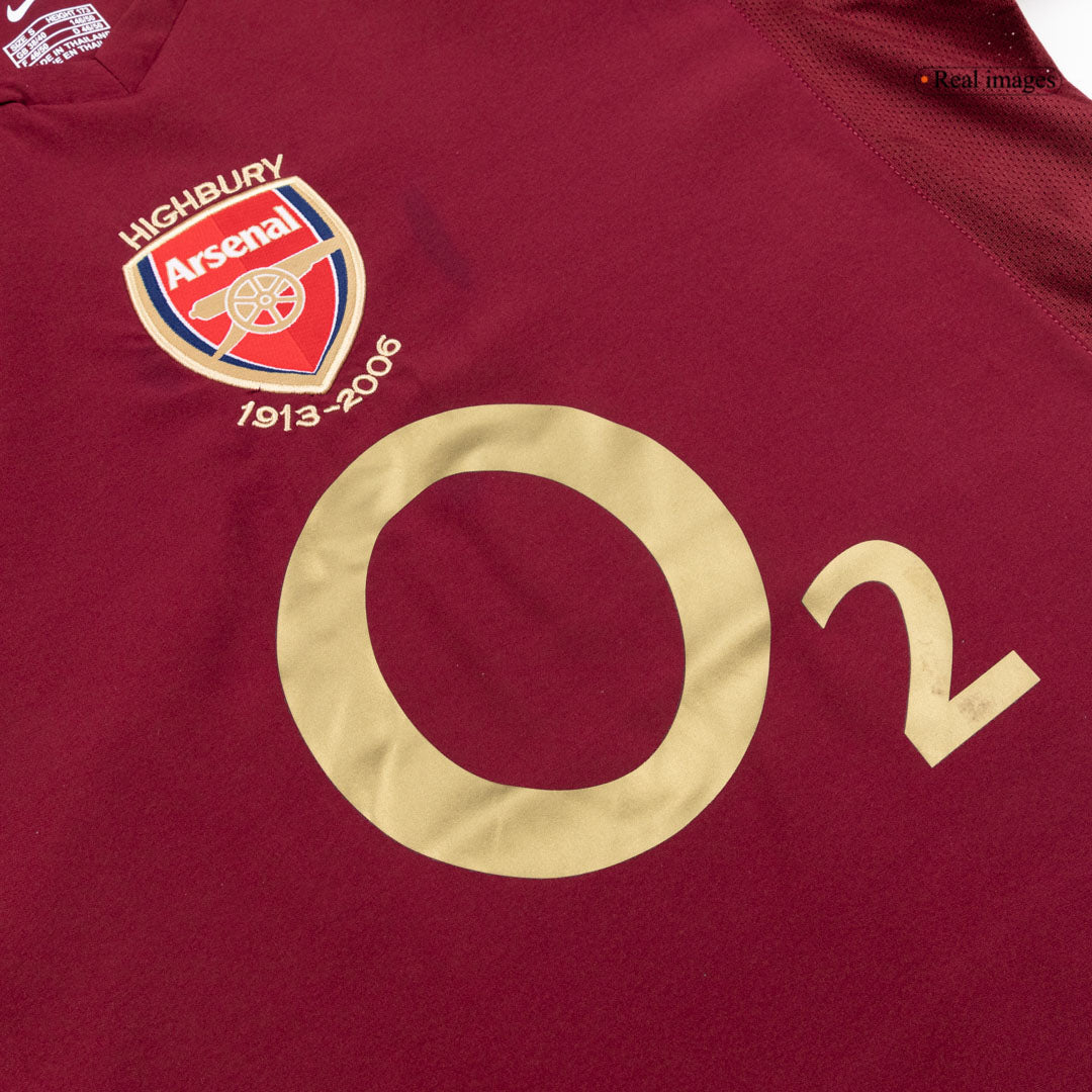 Arsenal Retro Langærmet Hjemmebanetrøje 2005/06
