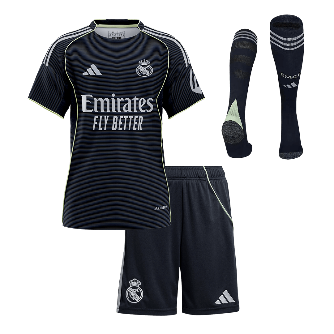 Real Madrid Udebanebanesæt Børn 3-dele 2025/26 [PREMIUM]