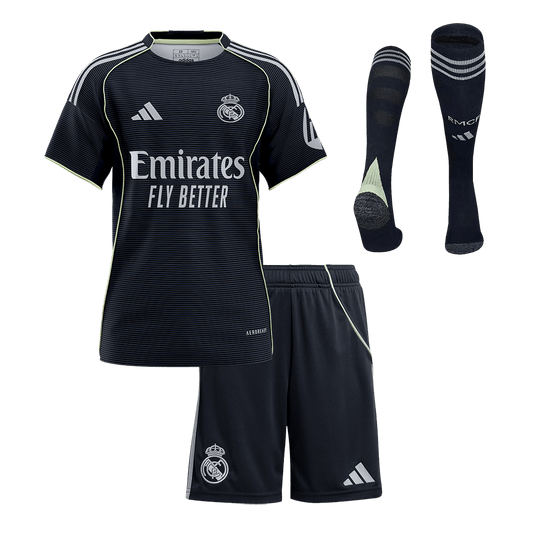 Real Madrid Udebanebanesæt Børn 3-dele 2025/26 [PREMIUM]