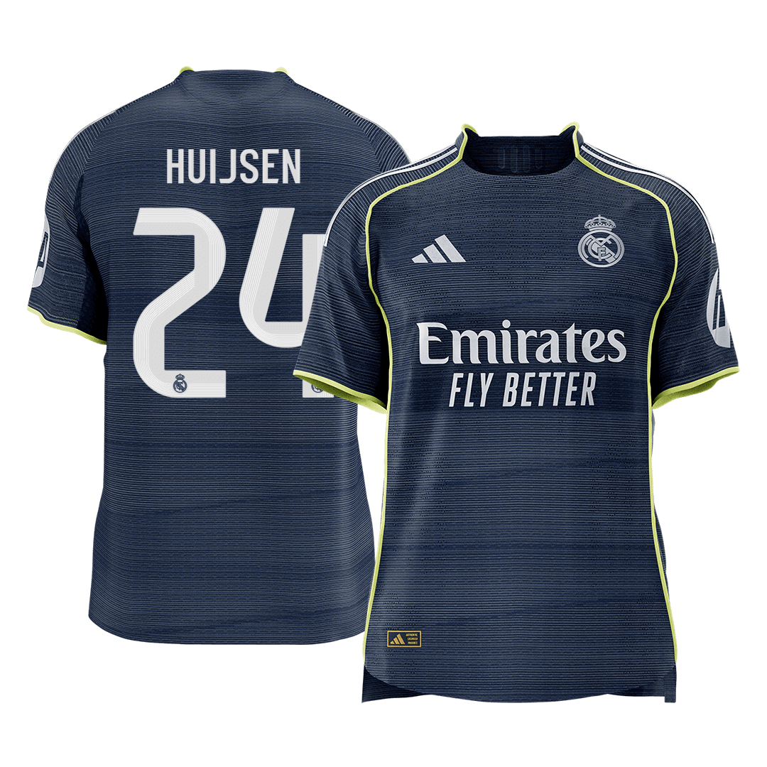 Real Madrid Udebanebanetrøje Spillerversion 2025/26 HUIJSEN #24 [PREMIUM]