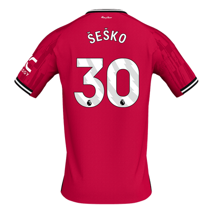 Manchester United Hjemmetrøje 2025/26 ŠEŠKO #30 [PREMIUM]