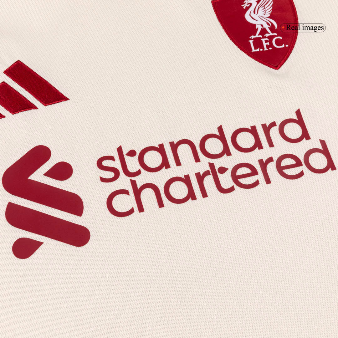 Liverpool Langærmet Udebanebanetrøje 2025/26