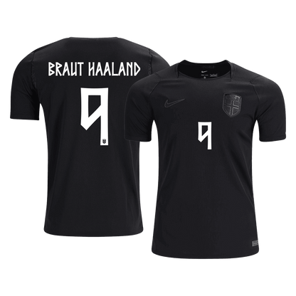 Norway World Cup Udebanetrøje 2026 BRAUT HAALAND #9