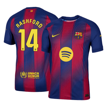 Barcelona Hjemmebanetrøje Spillerversion 2025/26 RASHFORD #14