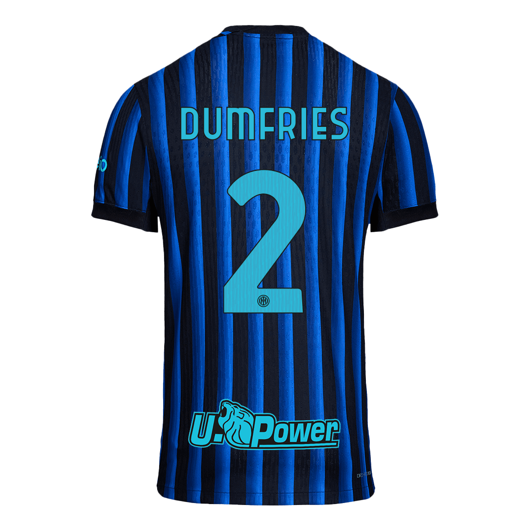 Inter Milan Hjemmebanetrøje Spillerversion 2025/26 DUMFRIES #2