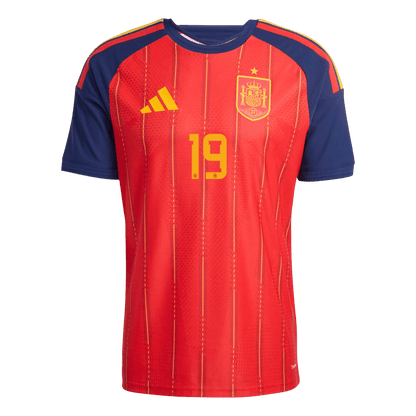 Spain World Cup Hjemmebanetrøje Spillerversion 2026 LAMINE YAMAL #19