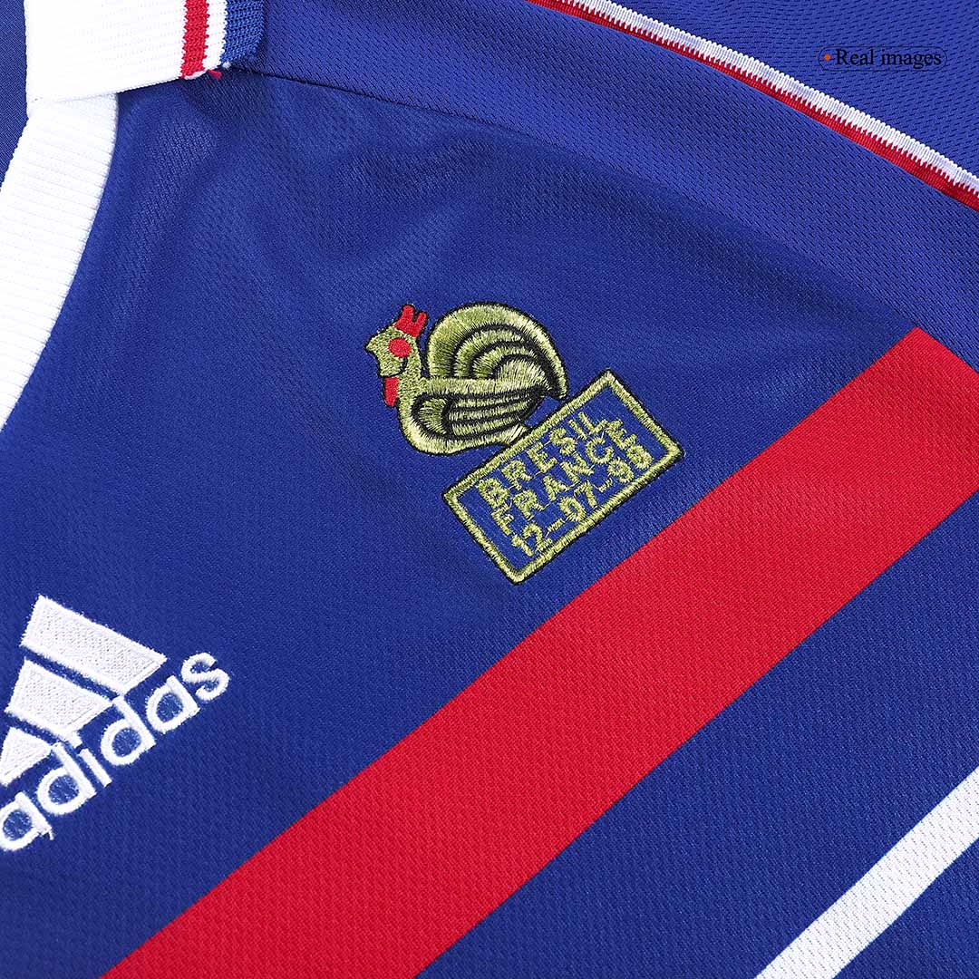 France World Cup Retro Hjemmebanetrøje 1998 ZIDANE #10