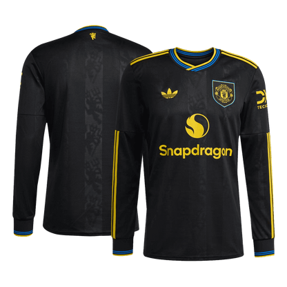 Manchester United Langærmet Tredjebanetrøje 2025/26