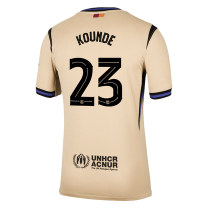 Barcelona Udebanetrøje 2025/26 UCL KOUNDE #23