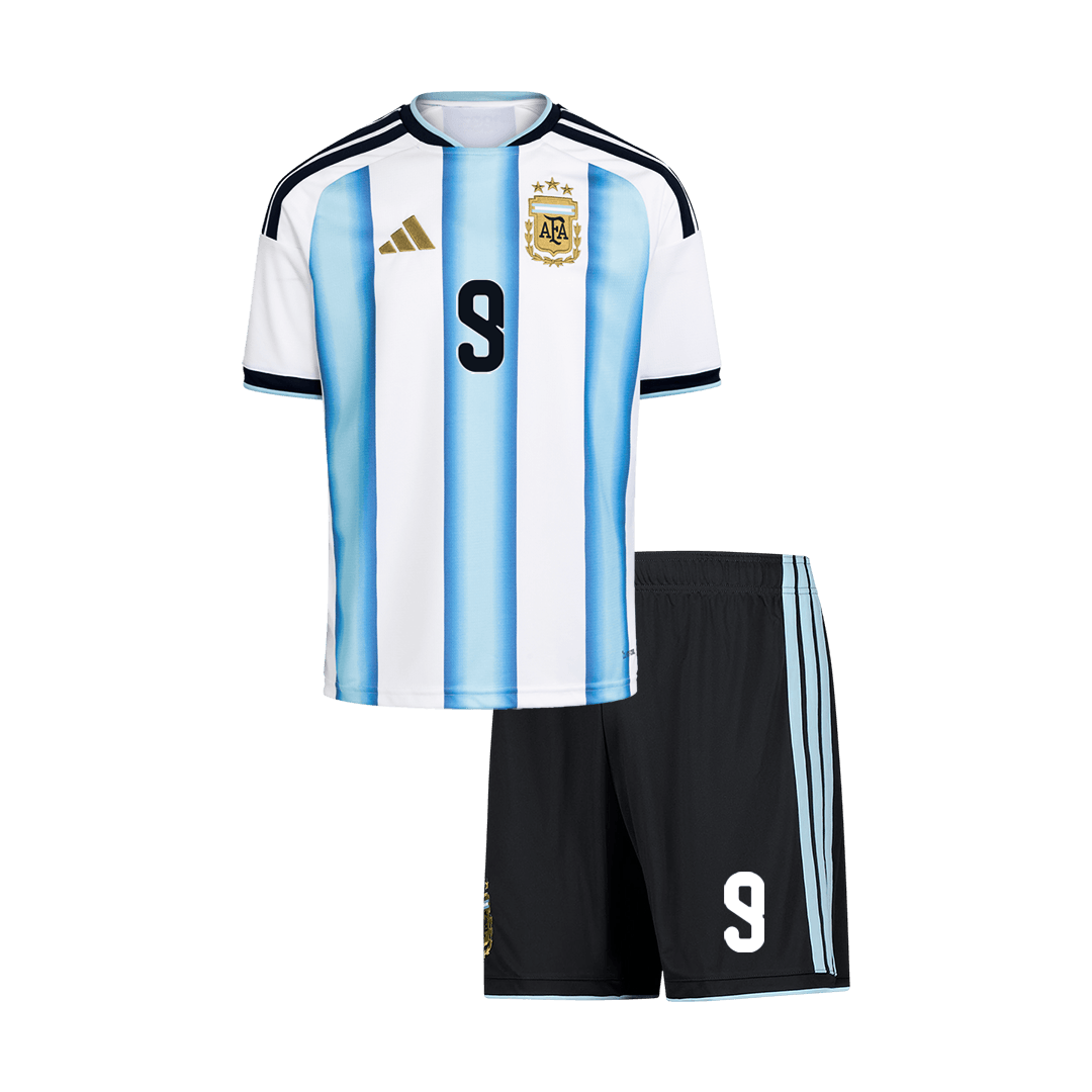 Argentina World Cup Hjemmesæt Børn 2026 J.ÁLVAREZ [PREMIUM]