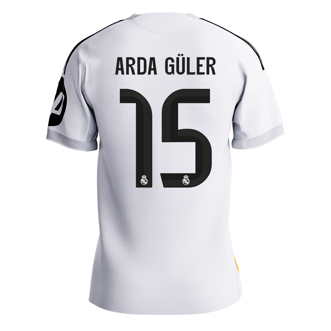 Real Madrid Hjemmebanetrøje Spillerversion 2025/26 ARDA GÜLER #15 [PREMIUM]