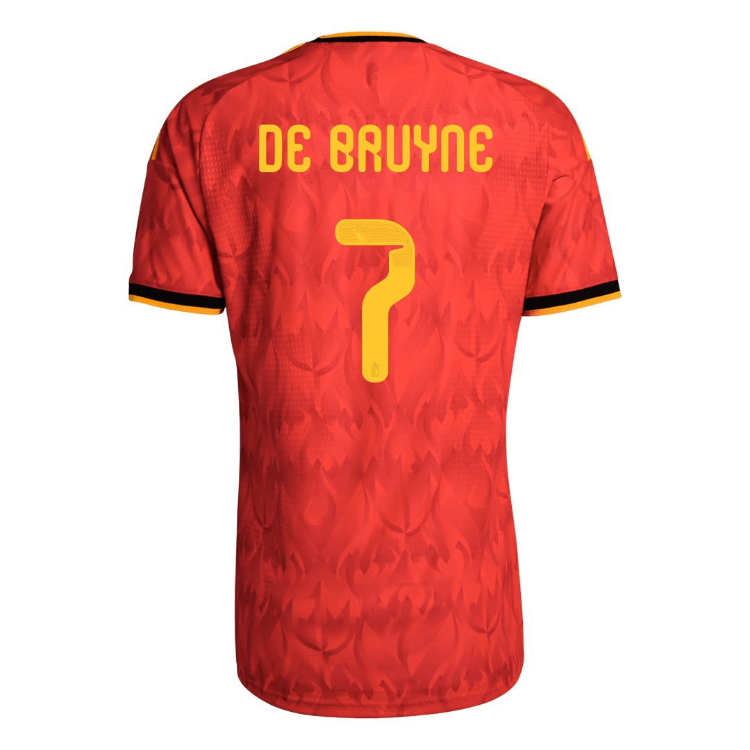 Belgium World Cup Hjemmebanetrøje Spillerversion 2026 DE BRUYNE #7