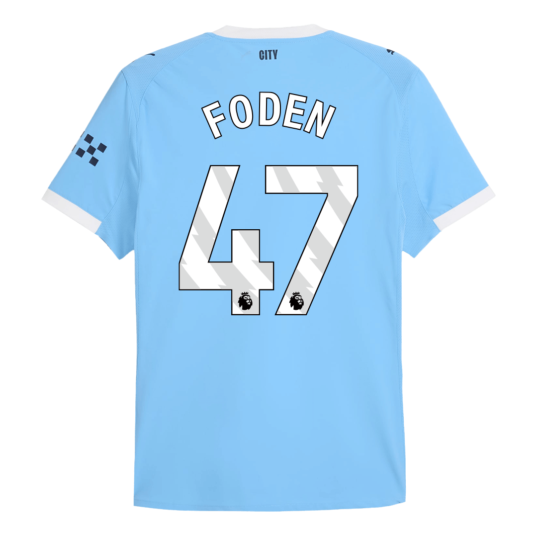Manchester City Hjemmebanetrøje Spillerversion 2025/26 FODEN #47