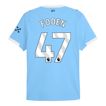 Manchester City Hjemmebanetrøje Spillerversion 2025/26 FODEN #47