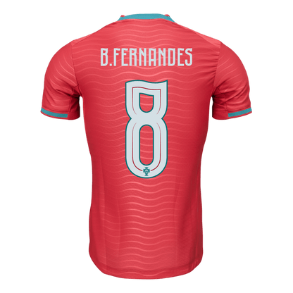 Portugal World Cup Hjemmebanetrøje Spillerversion 2026 B.FERNANDES #8