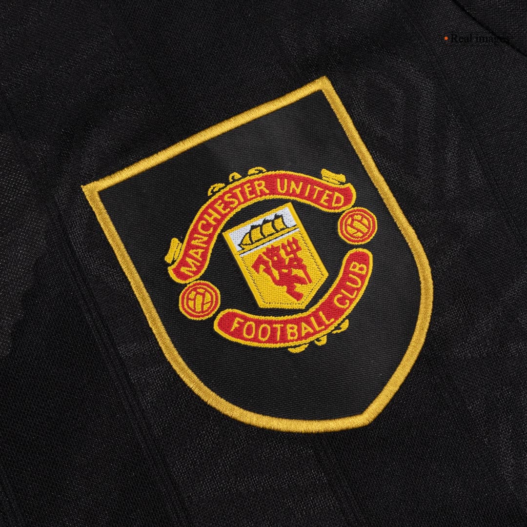 Manchester United Retro Langærmet Udebanebanetrøje 1993/94