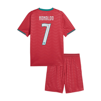 Portugal World Cup Hjemmesæt Børn 2026 RONALDO #7 [PREMIUM]