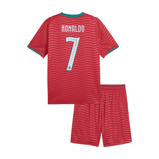 Portugal World Cup Hjemmesæt Børn 2026 RONALDO #7 [PREMIUM]