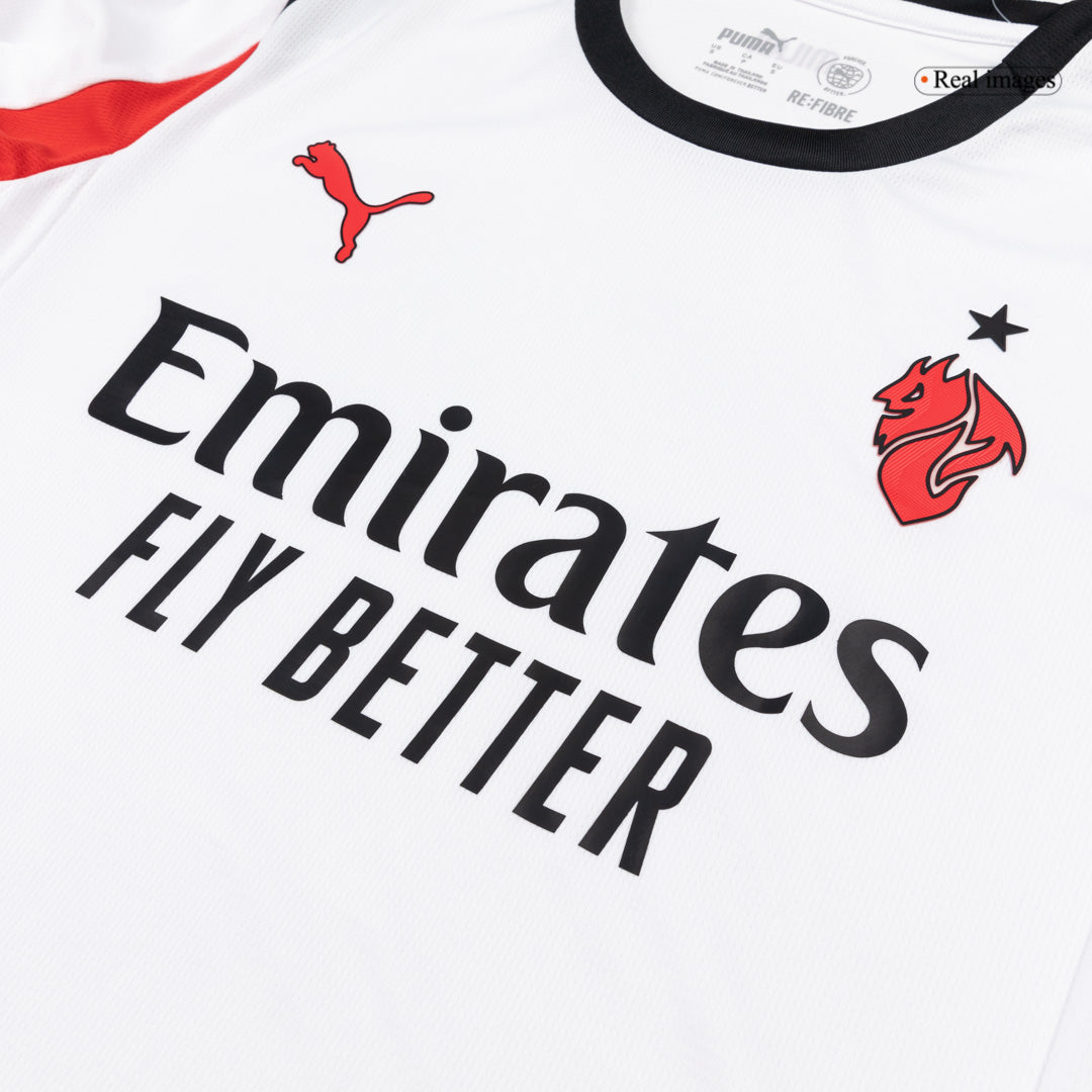 AC Milan Langærmet Udebanebanetrøje 2025/26