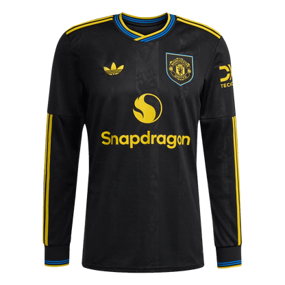 Manchester United Langærmet Tredjebanetrøje 2025/26