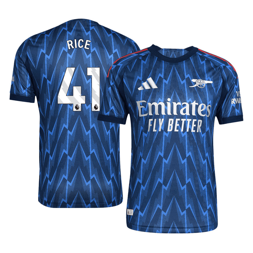 Arsenal Udebanebanetrøje Spillerversion 2025/26 RICE #41