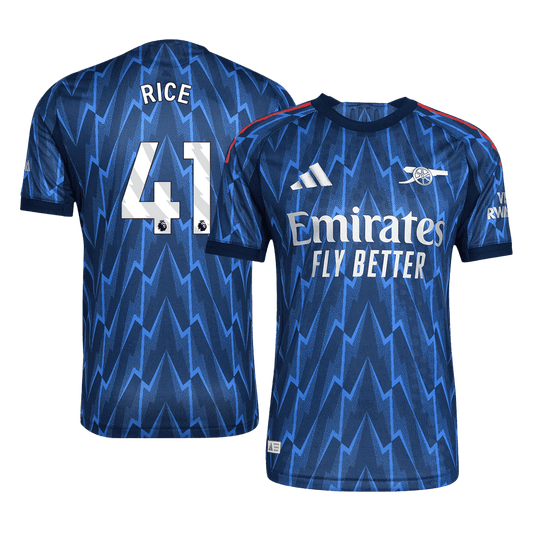 Arsenal Udebanebanetrøje Spillerversion 2025/26 RICE #41
