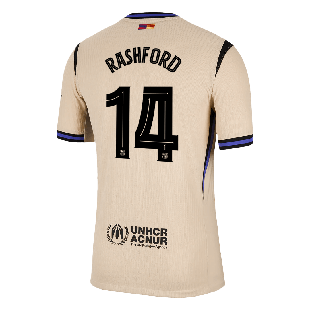 Barcelona Udebanebanetrøje Spillerversion 2025/26 UCL RASHFORD #14