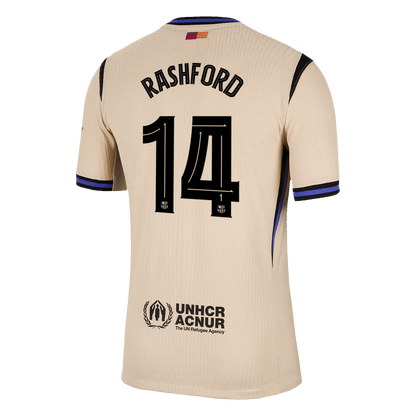 Barcelona Udebanebanetrøje Spillerversion 2025/26 UCL RASHFORD #14